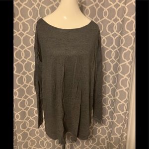 Long tunic style lightweight sweater